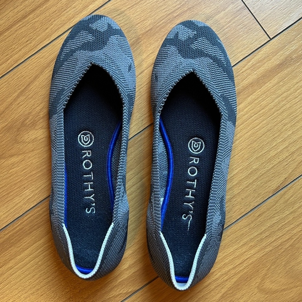 Rothy’s Grey Camo flats size 6.5 - Picture 4 of 10
